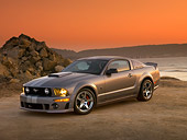 MST 01 RK0968 01
2007 Ford Roush Mustang Stage 3 Gray 3/4 Side View On Sand