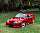 MST 02 RK0045 08
2000 Ford Saleen Mustang S281 Convertible Red 3/4 Front View On Grass By Trees