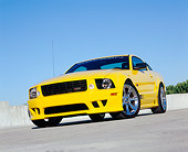 MST 02 RK0075 01
2006 Ford, Mustang, Saleen, S281 3V Coupe, Yellow 3/4 Low Front View On Pavement