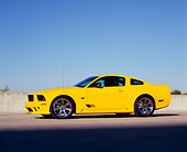 MST 02 RK0076 02
2006 Ford, Mustang, Saleen, S281 3V Coupe, Yellow 3/4 Side View On Pavement
