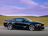 MST 02 RK0081 01
2008 Saleen Mustang S302 Extreme Black Coupe 3/4 Front View On Pavement