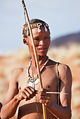 PEO 08 MH0001 01
Portrait Of San Hunter Armed With Traditional Bow And Arrow Namibia