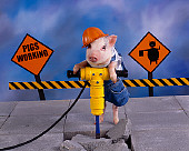 PIG 01 RK0213 11
Jack Ham-mer Pig Jackhammering Cement