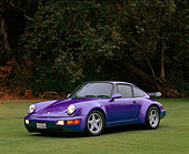 POR 03 RK0032 04
1977 Porsche 930 Turbo Purple 3/4 Front View On Grass