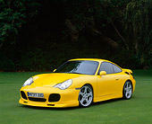 POR 03 RK0128 09
2001 Porsche R Turbo Yellow Front 3/4 View On Grass