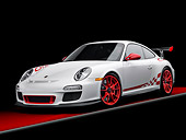 POR 04 BK0008 01
2010 Porsche GT3 RS White 3/4 Front View Studio