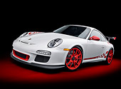 POR 04 BK0009 01
2010 Porsche GT3 RS White 3/4 Front View Slanted Studio