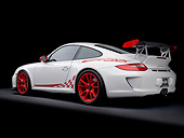 POR 04 BK0010 01
2010 Porsche GT3 RS White 3/4 Rear View Studio