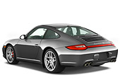 POR 04 IZ0013 01
2010 Porsche 911 Carrera 4S Coupe Gray 3/4 Rear View Studio
