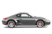 POR 04 IZ0017 01
2010 Porsche Cayman S Gray Profile View Studio
