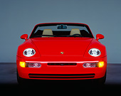 POR 04 RK0054 03
1992 Porsche 968 Convertible Red Head On Studio
