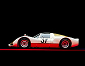 POR 04 RK0240 03
1966 Porsche 906 Racing Car Profile On Red Line Studio