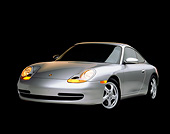 POR 04 RK0361 04
1999 Porsche 911 Carrera Coupe Silver 3/4 Front View Studio