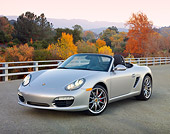 POR 04 RK0853 01
2010 Porsche Boxster S Convertible Silver 3/4 Front View On Pavement