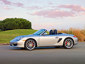 POR 04 RK0854 01
2010 Porsche Boxster S Convertible Silver Profile View On Pavement