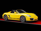 POR 04 RK0864 01
2011 Porsche Boxster Spyder Yellow 3/4 Front View Studio