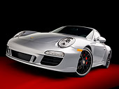 POR 04 RK0895 01
2011 Porsche 911 Carrera GTS Silver 3/4 Front View In Studio