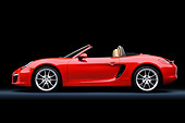 POR 04 RK0953 01
2013 Porsche Boxster Red Profile View In Studio