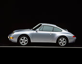 POR 04 RK0003 02
1995 Porsche 993-C2 Carrera Coupe Silver Profile View On Gray Line Studio