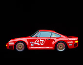 POR 04 RK0035 02
1988 Porsche 959S Red Profile View Studio