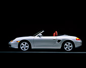 POR 04 RK0087 03
1997 Porsche Boxster Convertible Silver Profile Studio