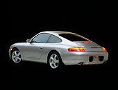 POR 04 RK0362 01
1999 Porsche 911 Carrera Coupe Silver 3/4 Rear View Studio
