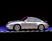 POR 04 RK0393 01
1998 Porsche Carrera Targa Silver 3/4 Front View Studio