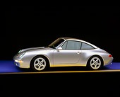 POR 04 RK0395 03
1998 Porsche Carrera Targa Silver 3/4 Front View Studio