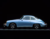 POR 04 RK0398 02
1965 Porsche Karmann Coupe Profile View Checkered Line Studio