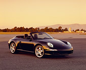POR 04 RK0608 02
2005 Porsche 911 S Carrera Convertible Black 3/4 Side View On Pavement Filtered