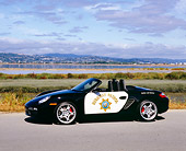 POR 04 RK0635 02
2005 Porsche Boxster S California Highway Patrol Car 3/4 Front View By Marsh
