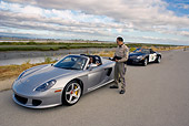 POR 04 RK0645 01
2005 Porsche Boxster S Police Car Police Officer Pulling Over 2005 Porsche Carerra GT Silver
