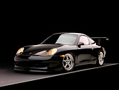 POR 04 RK0713 01
2005 Porsche GT3 Coupe Black 3/4 Front View  Studio