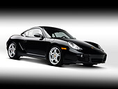 POR 04 RK0736 01
2007 Porsche Cayman Black 3/4 Front View On White Seamless Studio