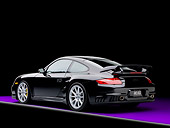 POR 04 RK0806 01
2008 Porsche 911 GT2 Black 3/4 Rear View Studio