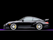 POR 04 RK0807 01
2008 Porsche 911 GT2 Black Profile View Studio