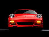 POR 04 RK0808 01
2007 Porsche 911 Turbo Red Head On View Studio