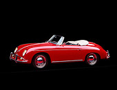 POR 07 RK0067 05
1959 Porsche Speedster Red Side 3/4 View Studio