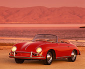 POR 07 RK0057 07
1959 Red Porsche Speedster 3/4 Front View By Water And Mountains Filtered