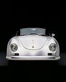 POR 07 RK0115 03
1957 Porsche GS/GT Carrera Speedster Convertible Silver Head On Studio