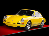 POR 27 RK0034 01
1968 Porsche 911R Race Car Yellow 3/4 Front View Studio