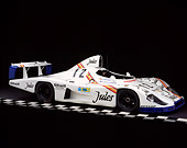 POR 27 RK0025 03
1976 Jules Porsche Race Car 3/4 Front View On Checkered Line Studio