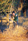 REC 01 DS0001 01
Woman And Child Hiking In Woods Watching Wildlife