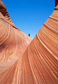REC 01 RW0005 01
Man Hiking On Striped Rock Formations