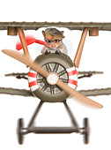 ROD 01 JE0005 01
Golden Hamster Flying Airplane On White Seamless