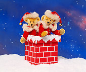 TED 01 RK0115 13
Santa Bears In Chimney 
Celia's Bears