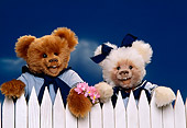 TED 01 RK0342 05
Two Teddy Bears By White Picket Fence Blue Sky
Dinni Dick Bears