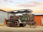 TRA 01 RK0149 01
1918 Holt Model 75 3/4 Side View On Dirt By Building