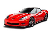 VET 01 BK0005 01
2013 Chevrolet Corvette ZR1 Red 3/4 Front View On White Seamless