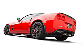 VET 01 BK0013 01
2013 Chevrolet Corvette ZR1 Red 3/4 Rear View On White Seamless